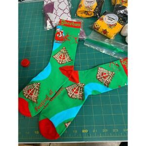Bacchus 2025 Festival of the Bonfires Sock New Orleans Mardi Gras Krewe Favor
